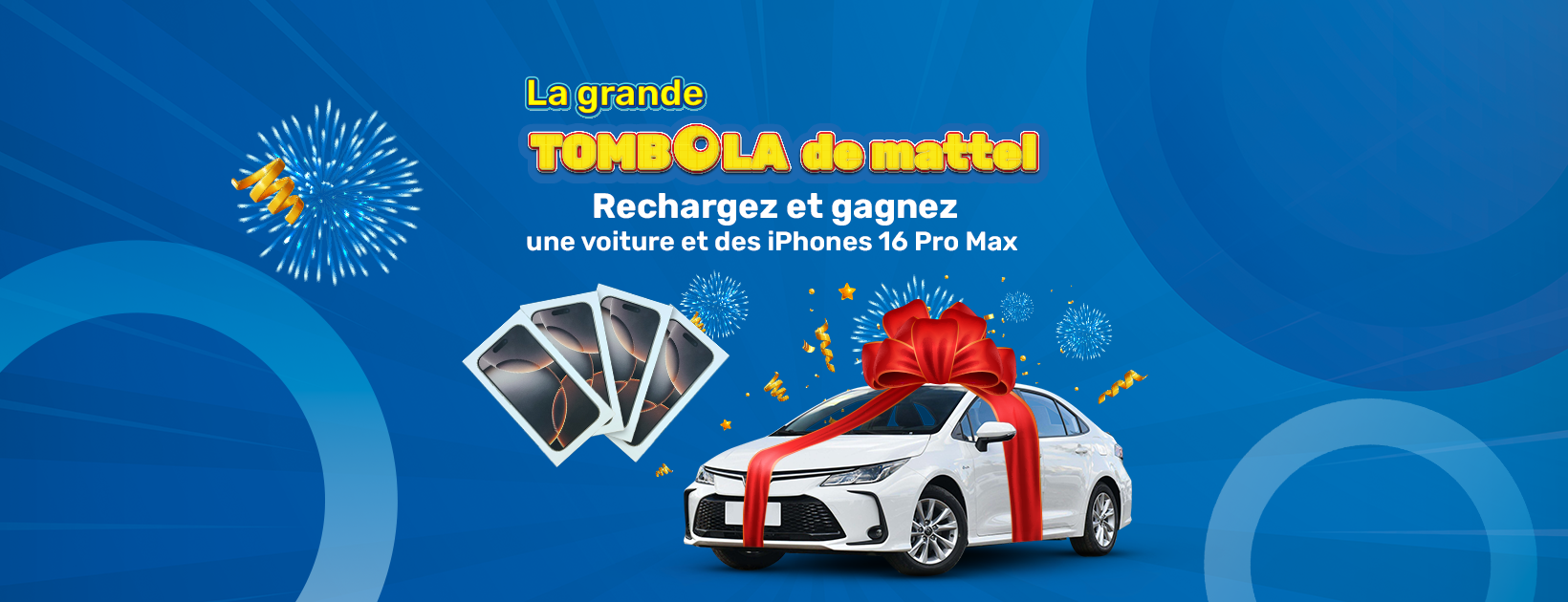 Tombola - Participez à la grande Tombola de Mattel et gagnez une superbe voiture et des iphones 16 Pro Max !